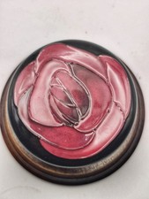 Moorcroft paperweight wooden for sale  BOURNEMOUTH