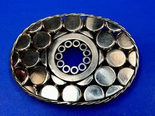 Fivela de cinto oval artesanal qualidade arte popular máquina soldadora exclusiva, usado comprar usado  Enviando para Brazil