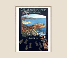 Affiche rallye montecarlo d'occasion  France
