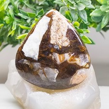 Pedra preciosa cabochão feita à mão pedra preciosa pedra preciosa de calci rocha natural, usado comprar usado  Enviando para Brazil