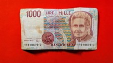 Banconota perfetta 1000 usato  Ovada