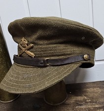 Boné de trincheira exército britânico 1ª Guerra Mundial, corpo de metralhadoras 1917, réplica  comprar usado  Enviando para Brazil