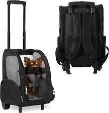 Mochila Deluxe Kopeks Pet Travel transportadora com Rodado Duplo-Preto-Usado comprar usado  Enviando para Brazil