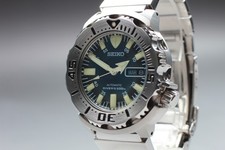 [Perto de ESTADO PERFEITO] SEIKO BLACK MONSTER 7S26-0350 relógio automático mergulhadores do Japão comprar usado  Enviando para Brazil