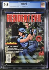 Resident Evil #1 CGC 9.6 revista oficial de quadrinhos 1ª impressão HTF baixo censo comprar usado  Enviando para Brazil