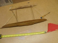 Wood canoe outrigger for sale  HELSTON