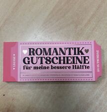 Valentine romantik gutscheine gebraucht kaufen  Schwalbach