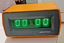 Raro Vintage Despertador ELEKTRONIKA 4 Mesa de Mesa Digital URSS Retrô Soviético comprar usado  Enviando para Brazil