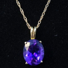 Lovely oval amethyst for sale  Sussex