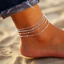 Fußkette Fußkettchen Fußschmuck Mit 925 Silber Plattiert Armband  Neu comprar usado  Enviando para Brazil