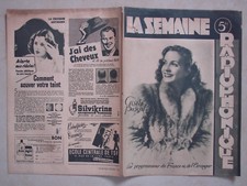 Couverture semaine radiophoniq d'occasion  Compiègne