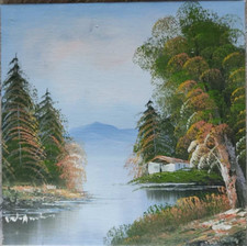 ölgemälde landschaft natur gebraucht kaufen  Dessau-Roßlau