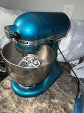 Usado, KitchenAid Artisan Design Series 5 Quartos Suporte Mixer VIDRO MARINHO RARO Recondicionado comprar usado  Enviando para Brazil