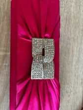 Clutch bag pink for sale  WOLVERHAMPTON