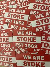 Stoke city stickers for sale  SOUTHAMPTON