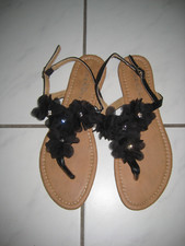 Zehentrenner sandalen blüten gebraucht kaufen  Rödermark