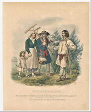 Antique Print "Podlasianie-Mazury" (Poland) L. Zienkowicz - J. Lewicki, 1841 na sprzedaż  Wysyłka do Poland