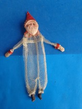BOLSA DE DOCES VINTAGE ANTIGA DE NATAL MALHA DE PAPAI NOEL - CABEÇA DE CELULÓIDE - DÉCADA DE 1920 comprar usado  Enviando para Brazil