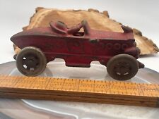 Vintage Early Hubley Carro de Corrida de Ferro Fundido "Com" Rodas de Metal Driver--350,25, usado comprar usado  Enviando para Brazil