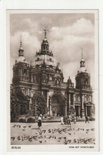 Katedra berlińska z gołębami kapułowymi - pocztówka około 1930 roku (J63) na sprzedaż  Wysyłka do Poland