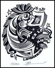 Używany, Leonenko Vasyl 1997 Exlibris X3 Rooster Hahn Kogut Bird Vogel Animals 789 na sprzedaż  PL
