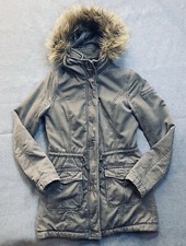 Casaco verde exército estilo utilitário inverno meninas Abercrombie infantil tamanho grande comprar usado  Enviando para Brazil