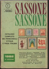 Catalogo francobolli sassone usato  Genova