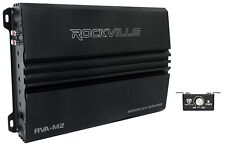 Rockville RVA-M2 2500w pico/625w RMS @ 1 Ohm amplificador mono amplificador de carro + remoto, usado comprar usado  Enviando para Brazil