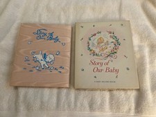Livro de registro vintage dos anos 60 Story Of Our Baby rosa por Saui Toy comprar usado  Enviando para Brazil