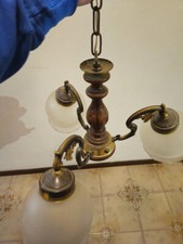Lampadario sospensione legno usato  Zugliano
