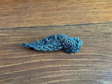 Silver marcasite brooch for sale  LEEDS