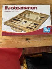 Backgammon holzkoffer set gebraucht kaufen  Hamm