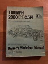 Haynes triumph 2000 for sale  TENBURY WELLS