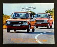 1973 Toyota Corolla 1600 Sedan Station Wagon Coupe Vintage Car Dealer Booklet comprar usado  Enviando para Brazil