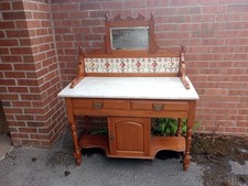 Tile backed washstand for sale  NOTTINGHAM