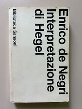 Interpretazione hegel enrico usato  Campobasso
