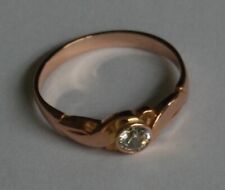 Rotgold solitär altschliff gebraucht kaufen  Sande
