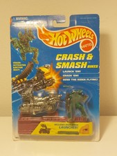 Vintage Hot Wheels Reptile Mattel 1995 Crash & Smash Bikes Includes Launcher..B6, usado comprar usado  Enviando para Brazil