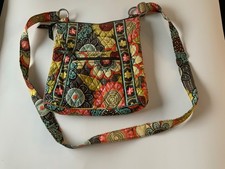 Bolsa tiracolo Vera Bradley laranja amarelo marrom pó azul floral em excelente estado usado comprar usado Bolsa tiracolo Vera Bradley laranja amarelo marrom pó azul floral em excelente estado usado comprar usado  Enviando para Brazil