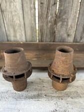 Par de cubos de roda de carroça de ferro antigo puxado por cavalo decoração ocidental vintage comprar usado  Enviando para Brazil