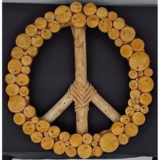 Rustic wood peace for sale  La Porte