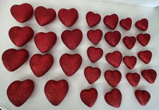 Valentine red glitter for sale  Chesterfield