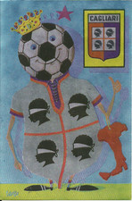 Cartolina mascotte cagliari usato  Paderno Dugnano