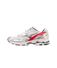 Sapato Mizuno Wave Rider 10 branco insígnia azul alto risco vermelho D1GA210408 comprar usado  Enviando para Brazil