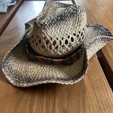 Cowboyhut stroh strohhut gebraucht kaufen  Schöneiche