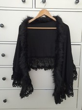 Damen umhang schwarz gebraucht kaufen  Marienberg, Pobershau