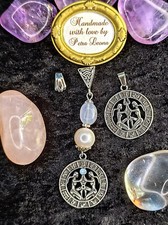 Anhänger chalcedon perle gebraucht kaufen  Dormagen