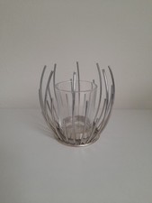 Teelichthalter teelicht silber gebraucht kaufen  Mitterteich