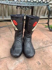 Sidi black leather for sale  BIRMINGHAM