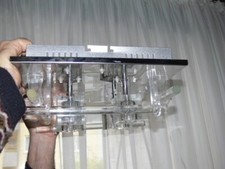 Deckenlampe kristall acryl gebraucht kaufen  Ulm